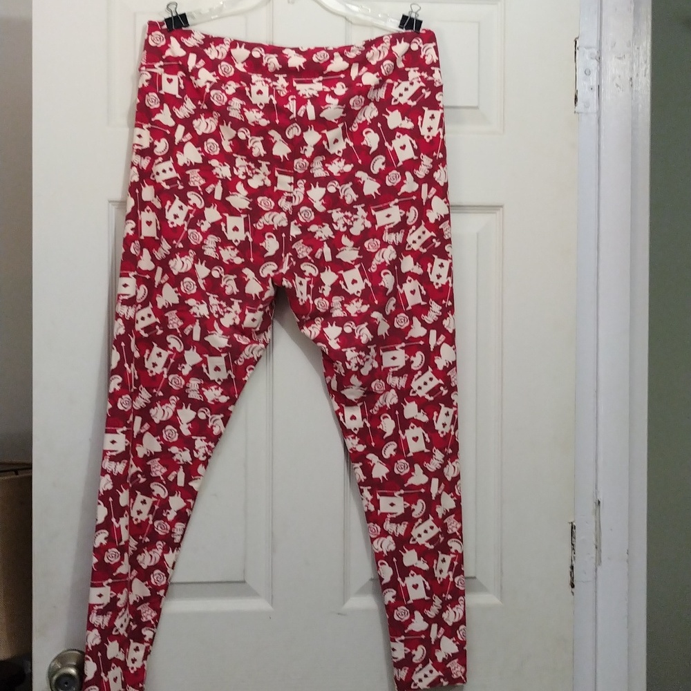 Lularoe Disney Alice in wonderland leggings size TC2 - Picture 4 of 4